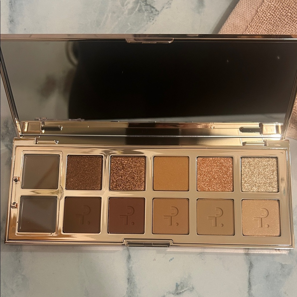 Patrick Ta Eyeshadow Palette - Gold, Brown, and Tan Hues